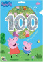 100 metalických samolepiek s omaľovánkovými listami Prasiatko Peppa