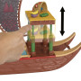 Garland set malá bábika Vaiana a transformujúca sa loď Mattel