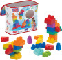 Mega Bloks veľké vrece kociek - modrý (80 ks)