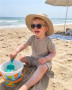 Dojčenská mušelínová košeľa s kraťasmi linen New Baby