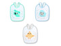 Podbradník froté/PVC 3 ks BUNNY & COMPANY