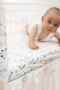 Bavlnená prestieradlo s gumou Print 60 x 120 cm Babymatex