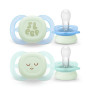 Cumlík Ultrastart nočný 0-2 m chlapec 2 ks Philips Avent