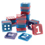 Magnetická stavebnica microMAGS Learn Numbers 56 dielov Magna-Tiles