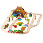 Drevená vláčikodráha dinosaury Bigjigs Rail