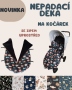 Nepadacia deka na kočík so zipsom