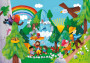 Drevená knižka s puzzle Dobrodružstvo Vilac