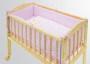 Súprava 7 dielna do postieľky Baby Scarlett Méďa ružový