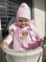 Dojčenská bavlnená čiapočka New Baby Luxury clothing biela