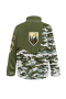 Fleecová mikina detská Maskáč khaki Wamu