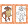 Maľovanky A5 Dinosaury