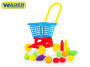 Nákupný vozík a súprava potravín 36 cm