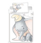 Obliečky do postieľky Dumbo grey 100 x 135, 40 x 60 cm Jerry Fabrics