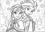 Frozen Puzzle Maxi 60 Elsa a Anna obojstranné 70x50 cm