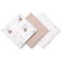 Mušelínové plienky Super Soft ružové 3 ks 70x70 cm BabyOno
