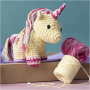 Sada na háčkovanie jednorožec Amigurumi