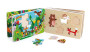 Drevená knižka s puzzle Dobrodružstvo Vilac