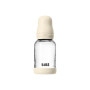 Sklenená fľaša proti kolike so silikónovým cumlíkom 120 ml BIBS
