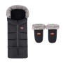 Set zimný fusak Arctic 4v1 + rukavice na kočík Petite & Mars
