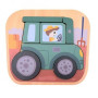 Drevené puzzle Farma traktor 12 m+