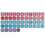 Magnetická stavebnica microMAGS Learn Numbers 56 dielov Magna-Tiles