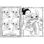 Maľovanky A4 so samolepkami Lilo & Stitch