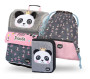 3 set Zippy Panda: aktovka, peračník, sáčok Baagl