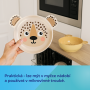 Miska s ušami a prísavkou BabiesBoo 400 ml béžová Canpol babies