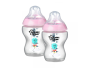 Dojčenská fľaša C2N 2 ks 260 ml 0 m+