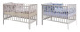 Postieľka biela borovica 120 x 60 cm s kompletnou výbavou Dino