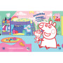 Veselé vyfarbovanie so super samolepkami Prasiatko Peppa