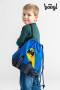 Predškolské vrecko Batman modrý Baagl