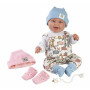 New born 2v1 realistická bábika bábätko so zvukmi a mäkkým látkovým tele Llorens