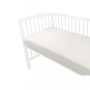 Mušelínové prestieradlo do postieľky 60 x 120 cm Nature double Baby Nellys