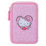 Školský peračník trojposchodový Hello Kitty Sweet Leopard GRS Baagl