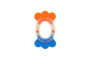 Hrkálka / Hryzátko ovál plast / silikón 11 cm, 0 m+