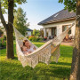 Závesná hojdacia sieť Boho Baby Mix béžová