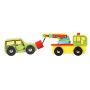 Drevené autodráhy sada áut Bigjigs Rail