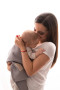 Mušelínová deka Prestige sivá 75 x 100 cm Babymatex
