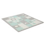 Podložka penová puzzle Luno Shapes KINDERKRAFT SELECT 185 x 165 cm Mint, 30 ks, Premium