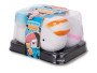 Squishy Sushi Kawaii 5 cm – stláčacie sushi kamaráti, sada 3 ks