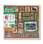 Drevené pečiatky v krabičke Prales Melissa & Doug
