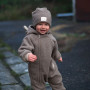 Rastúca zimná kombinéza Teddy fleece double Brown Esito