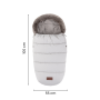 Set zimný fusak Comfy 4 v 1 + rukavice na kočík Furry Petite & Mars