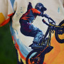 Fleecová mikina detská Mountain bike Wamu