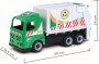Smetiarske auto s pogumovanými kolesami - dĺžka 50 cm Androni Heavy Trucks