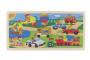 Drevené puzzle doprava 96 dielikov