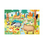 Prvé hranie Lesné zvieratká maxi puzzle 15 dielikov Dino