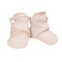 Capáčky pre bábätko barefoot svetrové Powder pink Esito