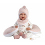 New born realistická bábika bábätko so zvukmi a mäkkým látkovým telom - 42 cm Llorens